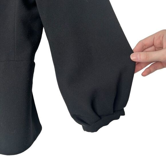 CAbi Abbott Jacket Brass Button Billow Sleeve 3027 size 2 - Picture 4 of 7